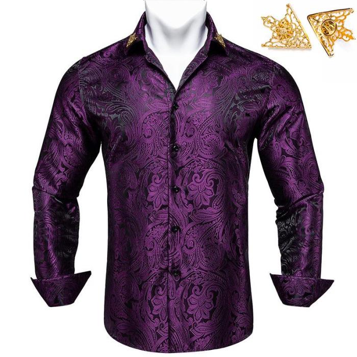 Men's purple dress shirts