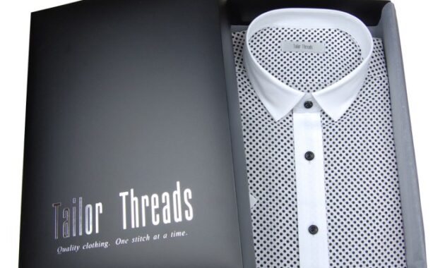 Stylish White Polka Dot Dress Shirt Mens Timeless Fashion Choice