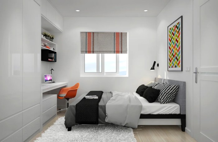 How to decorate a small single room apartment