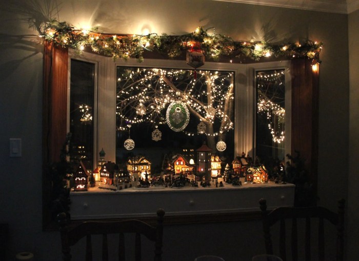 How to decorate a window for christmas