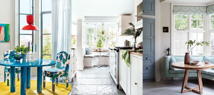 How to decorate kitchen bay window