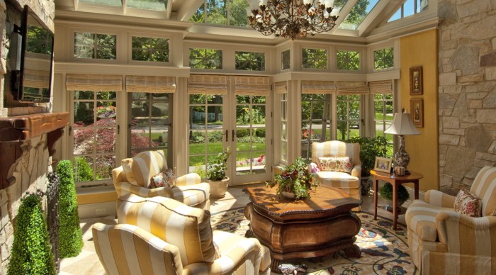 How to decorate a conservatory room