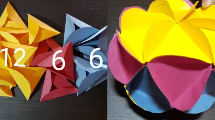 How to make a paper ball decoration