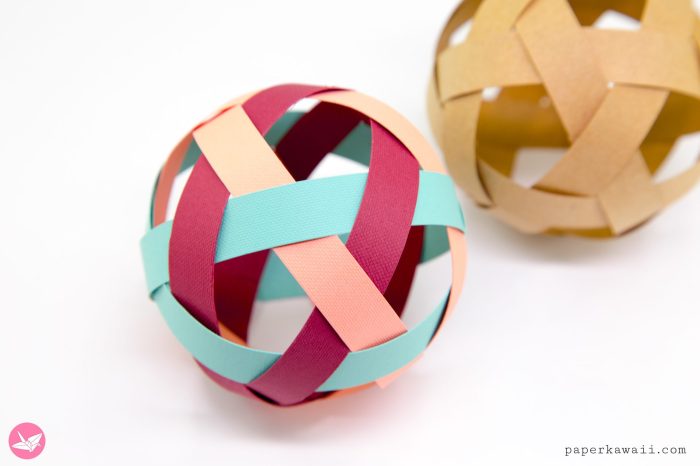 How to make a paper ball decoration