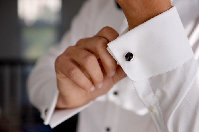 Mens dress shirts with printed cuffs