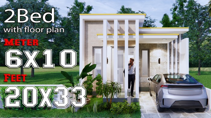 Desain interior rumah ukuran 6x10