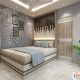 Desain interior kamar tidur sempit