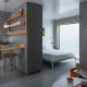 Desain interior apartemen tipe studio